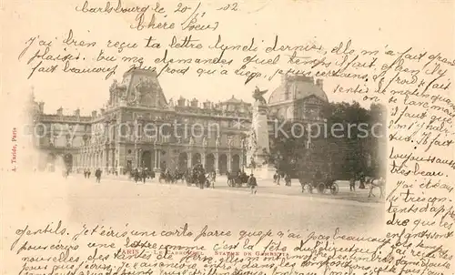 AK / Ansichtskarte Paris Carrousel Statue de Gambette Paris