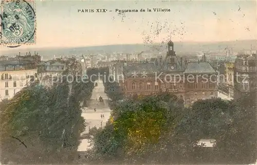 AK / Ansichtskarte Paris Panorama de la Villette Paris