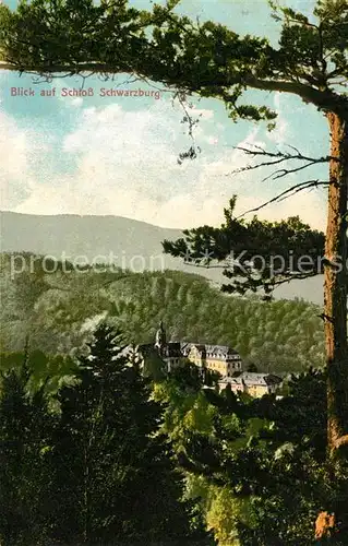AK / Ansichtskarte Schwarzburg_Thueringer_Wald Schloss Schwarzburg_Thueringer
