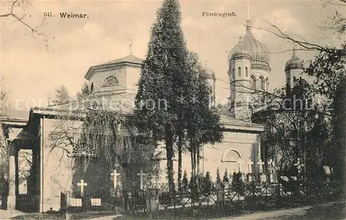 AK / Ansichtskarte Weimar_Thueringen Fuerstengruft Weimar Thueringen
