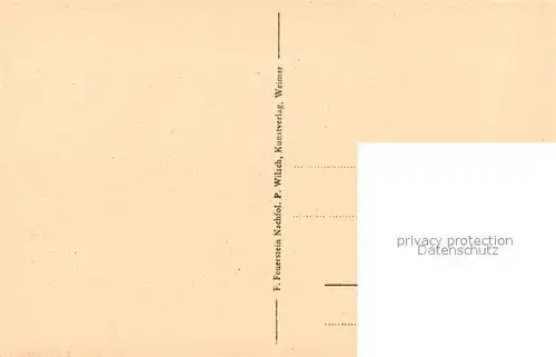 AK / Ansichtskarte Weimar_Thueringen Haus der Frau von Stein und Residenzschloss Weimar Thueringen