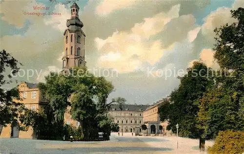 AK / Ansichtskarte Weimar_Thueringen Schloss  Weimar Thueringen