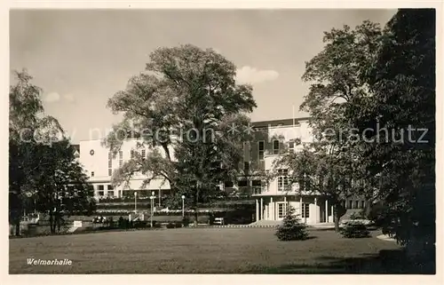 AK / Ansichtskarte Weimar_Thueringen Weimarhalle Weimar Thueringen