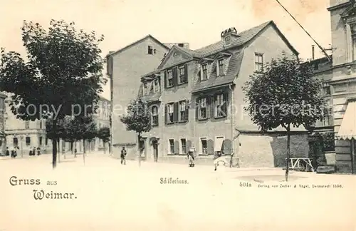 AK / Ansichtskarte Weimar_Thueringen Schillerhaus Weimar Thueringen