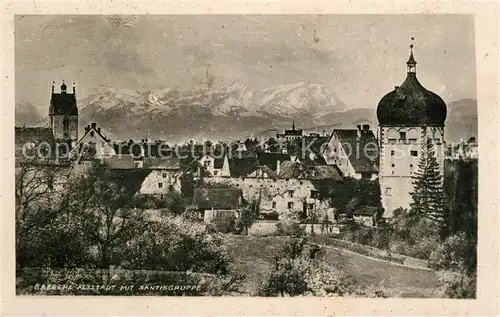 AK / Ansichtskarte Bregenz_Vorarlberg mit Saentisgruppe Bregenz Vorarlberg