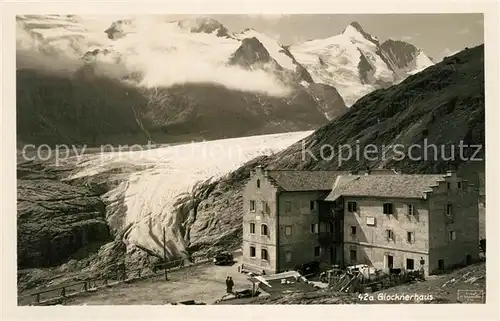 AK / Ansichtskarte Glocknerhaus Gletscher Glocknerhaus