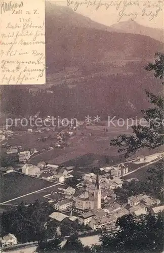 AK / Ansichtskarte Zell_Ziller_Tirol Fliegeraufnahme Zell_Ziller_Tirol