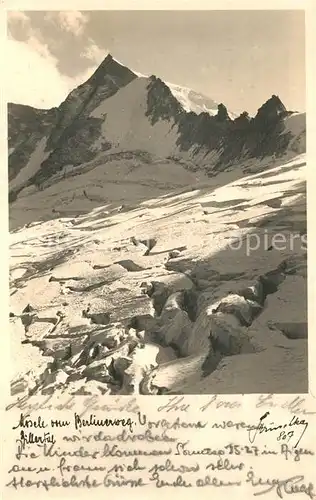 AK / Ansichtskarte Ginzling Gletscher Ginzling