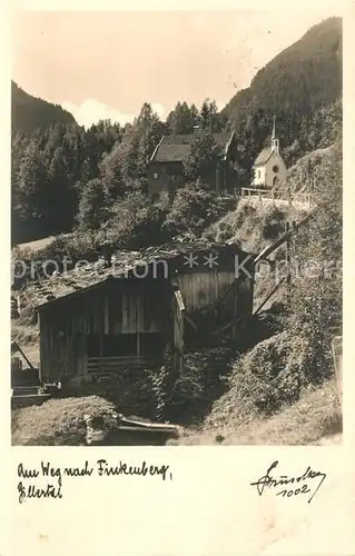 AK / Ansichtskarte Zillertal Holzhaus Kapelle Zillertal