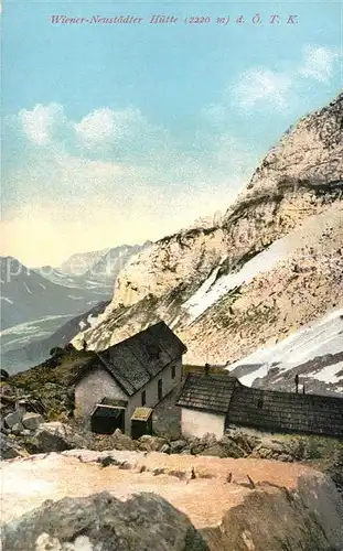 AK / Ansichtskarte Wiener_Neustaedter_Huette_Schneekar  Wiener_Neustaedter