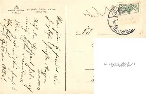 AK / Ansichtskarte Essen_Ruhr Colonie Altenhof Krupp Denkmal Essen_Ruhr