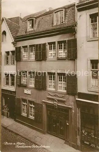 AK / Ansichtskarte Bonn_Rhein Beethovens Geburtshaus Bonn_Rhein