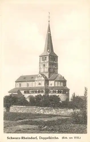 AK / Ansichtskarte Schwarzrheindorf Doppelkirche 12. Jhdt. Schwarzrheindorf