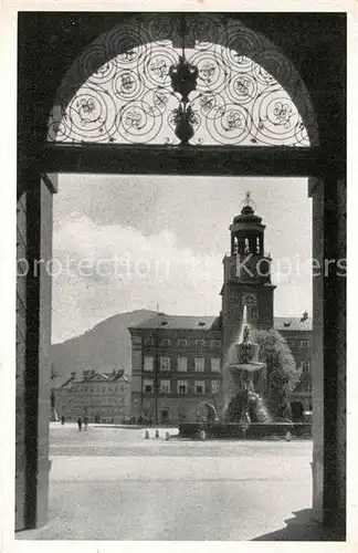 AK / Ansichtskarte Salzburg_Oesterreich Residenzbrunnen mit Glockenspiel Salzburg_Oesterreich