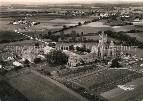 AK / Ansichtskarte Sablonceaux Abbaye Vue aerienne Sablonceaux