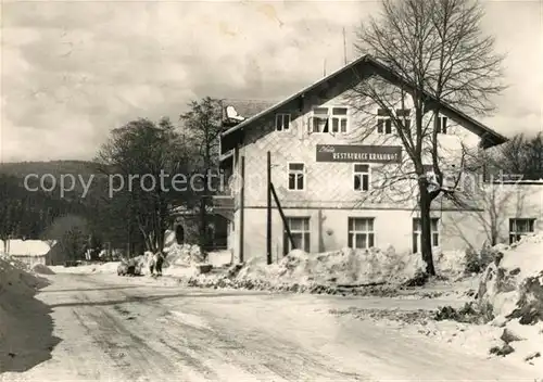 AK / Ansichtskarte Krkonose Restaurace Krakonos Krkonose