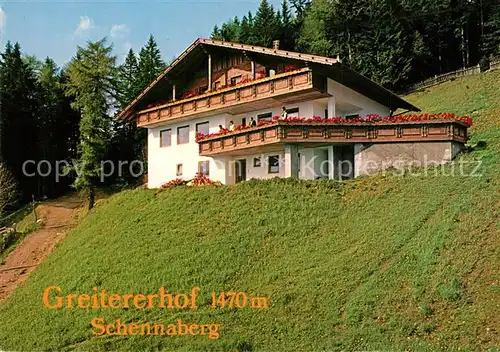 AK / Ansichtskarte Schenna_Meran Gasthof Greitererhof Schenna Meran