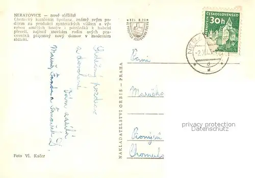 AK / Ansichtskarte Neratovice Nove sidliste Neratovice