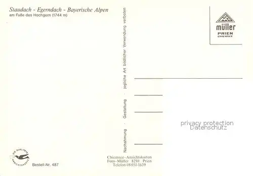 AK / Ansichtskarte Egerndach Wassserfall Hochgern Egerndach