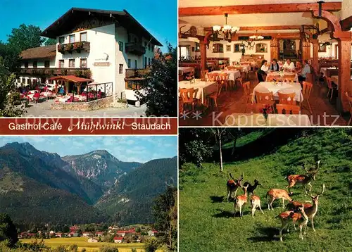 AK / Ansichtskarte Staudach_Oberbayern Gasthof Muehlwinkl Staudach Oberbayern