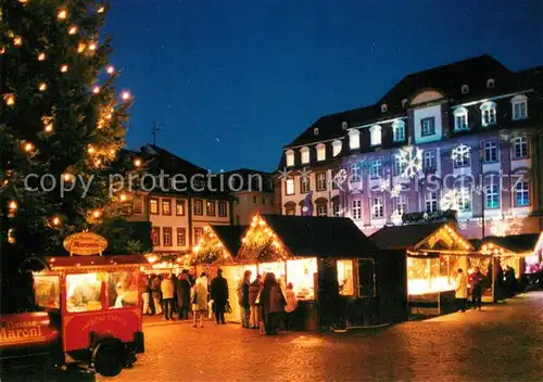 AK / Ansichtskarte Heidelberg_Neckar Weihnachtsmarkt Heidelberg Neckar