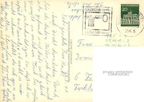 AK / Ansichtskarte Groemitz_Ostseebad Markt Rathaus Meerwasser Schwimmbad Groemitz_Ostseebad