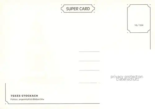 AK / Ansichtskarte Stockach_Bodensee  Stockach Bodensee