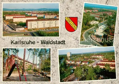 AK / Ansichtskarte Waldstadt_Karlsruhe  Waldstadt_Karlsruhe
