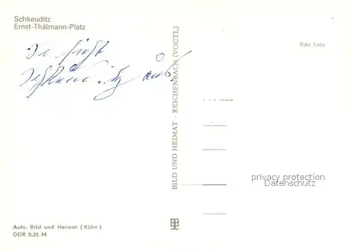 AK / Ansichtskarte Schkeuditz Ernst Thaelmann Platz Schkeuditz