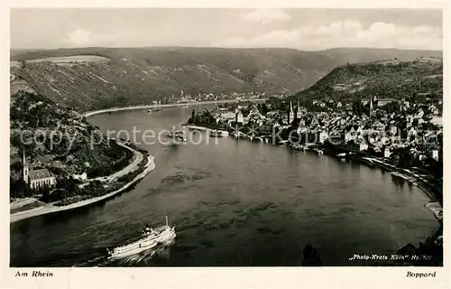 AK / Ansichtskarte Boppard_Rhein Dampfer Boppard Rhein