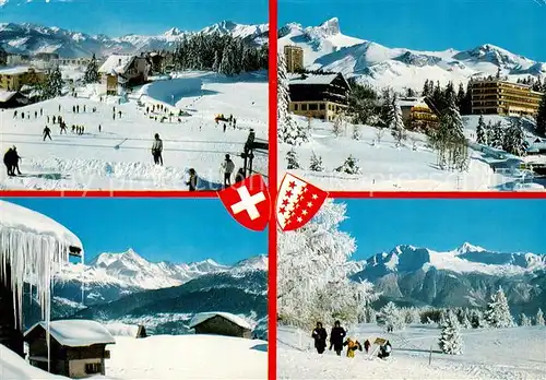 AK / Ansichtskarte Montana_Crans Sesselbahn Montana Crans