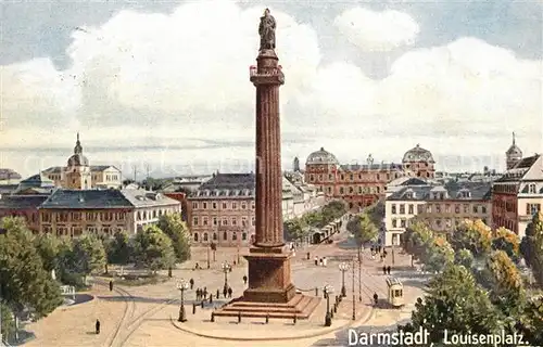 AK / Ansichtskarte Verlag_Wiedemann_WIRO_Nr. 1872  A Darmstadt Louisenplatz  Verlag_Wiedemann_WIRO_Nr.