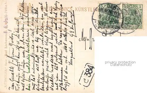 AK / Ansichtskarte Verlag_Wiedemann_WIRO_Nr. 1754 A Bad Liebenstein  Verlag_Wiedemann_WIRO_Nr.