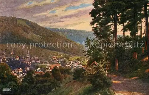 AK / Ansichtskarte Verlag_Wiedemann_WIRO_Nr. 2743 A Wildbad Schwarzwald  Verlag_Wiedemann_WIRO_Nr.