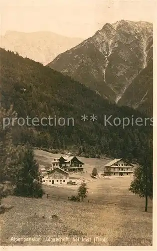AK / Ansichtskarte Imst_Tirol Alpenpension Linserhof Imst_Tirol