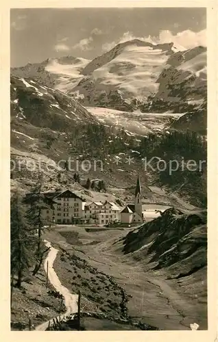 AK / Ansichtskarte Obergurgl_Soelden_Tirol Hoechstgelegenes Kirchdorf  Obergurgl_Soelden_Tirol