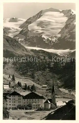 AK / Ansichtskarte Obergurgl_Soelden_Tirol Gletscherdorf mit Schafkogl Obergurgl_Soelden_Tirol
