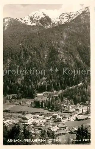 AK / Ansichtskarte Arnbach_Sillian Weitlanbrunn Fliegeraufnahme Arnbach Sillian