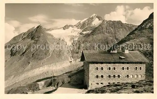 AK / Ansichtskarte oetztal_Tirol Samoar Huette mit Mutmalspitze oetztal Tirol