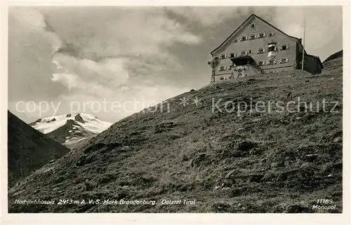 AK / Ansichtskarte Hochjochhospiz A.V.S Mark Brandenburg Oetztal Hochjochhospiz