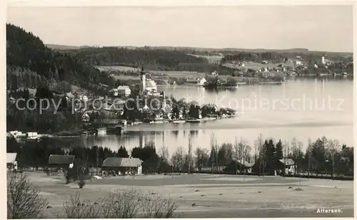 AK / Ansichtskarte Attersee Seepartie Attersee