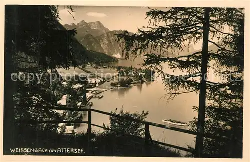 AK / Ansichtskarte Weissenbach_Attersee Aussichtspunkt Weissenbach Attersee