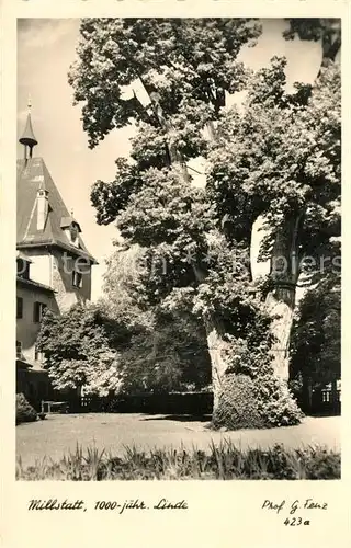 AK / Ansichtskarte Millstatt_Millstaettersee 1000 jaehrige Linde Millstatt_Millstaettersee