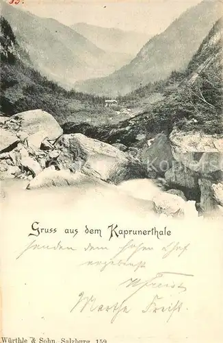 AK / Ansichtskarte Kaprun Partie am Bach Kaprun