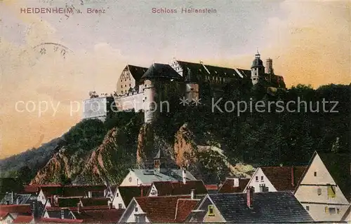 AK / Ansichtskarte Heidenheim_Brenz Schloss Hellenstein Heidenheim Brenz