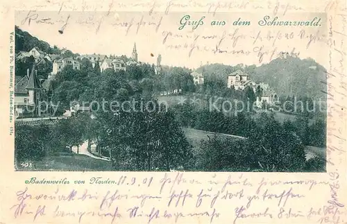 AK / Ansichtskarte Badenweiler Teilansicht Badenweiler