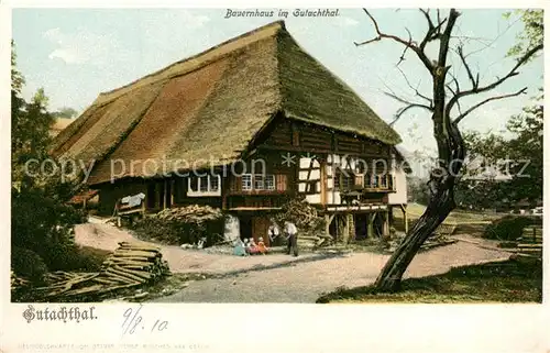 AK / Ansichtskarte Gutachtal Schwarzwald Bauernhaus Gutachtal