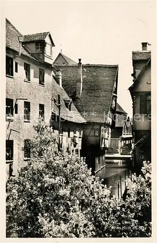 AK / Ansichtskarte Ulm_Donau Altes Haus an der Blau Altstadt Ulm_Donau