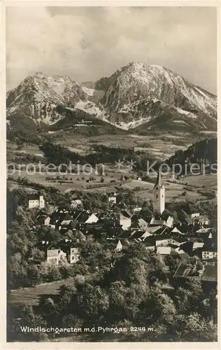 AK / Ansichtskarte Windischgarsten Panorama mit Pyhrgas Ennstaler Alpen Windischgarsten