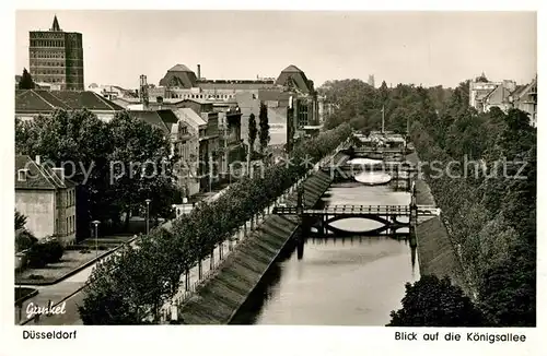 AK / Ansichtskarte Duesseldorf Stadtgraben Koenigsallee Duesseldorf